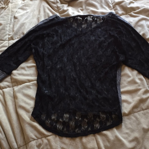 G by Guess see through lace back top - Picture 2 of 5